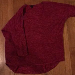 V-Neck Pink Express Sweater - M